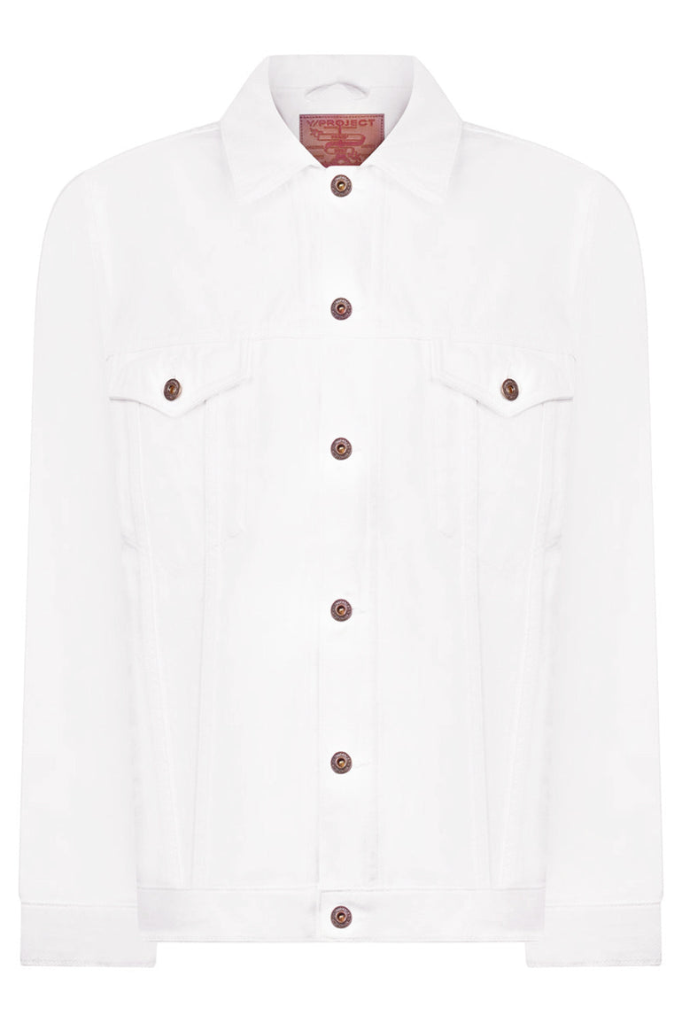 Y/PROJECT RTW CLASSIC WIRE DENIM JACKET | WHITE