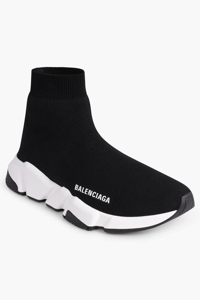 BALENCIAGA SHOES SPEED RACER SNEAKER | BLACK/WHITE